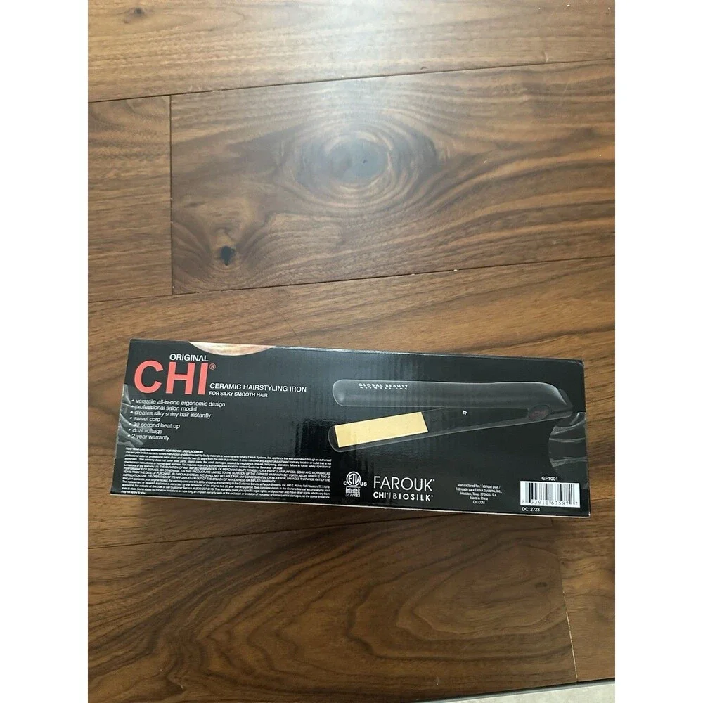 Chi Original Ceramic Hairstyling Iron For Silky Smooth Hair, New!